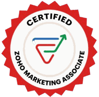 Zoho Marketing Automation certified badge
